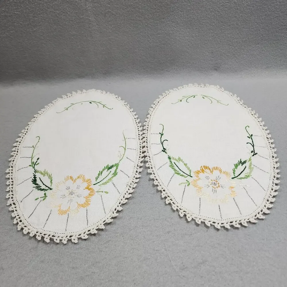 Handmade embroidered golden